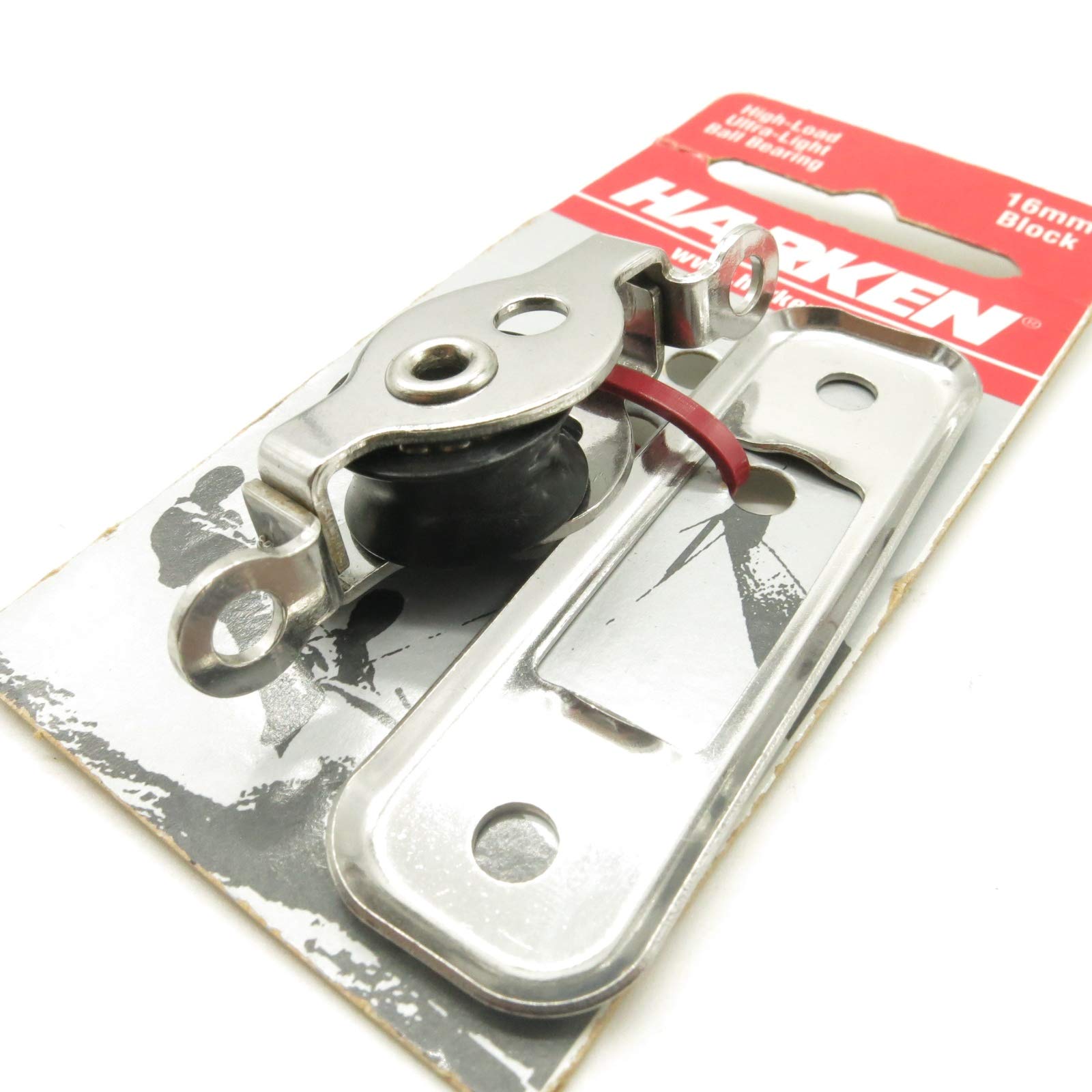 HARKEN 16mm Classic Thru Deck Blocks - Heavy Duty Marine Air Blocks for Sailboat Rigging | Perfect for Sail Control, Halyards & Running Backstays on Yachts and Boats