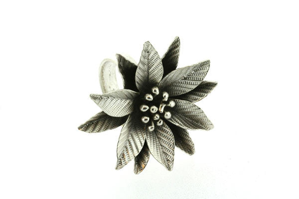 Dahlia Flower Ring for Women - Elegant Floral Jewelry Gift for Her - Perfect for Weddings, Anniversaries & Special Occasions