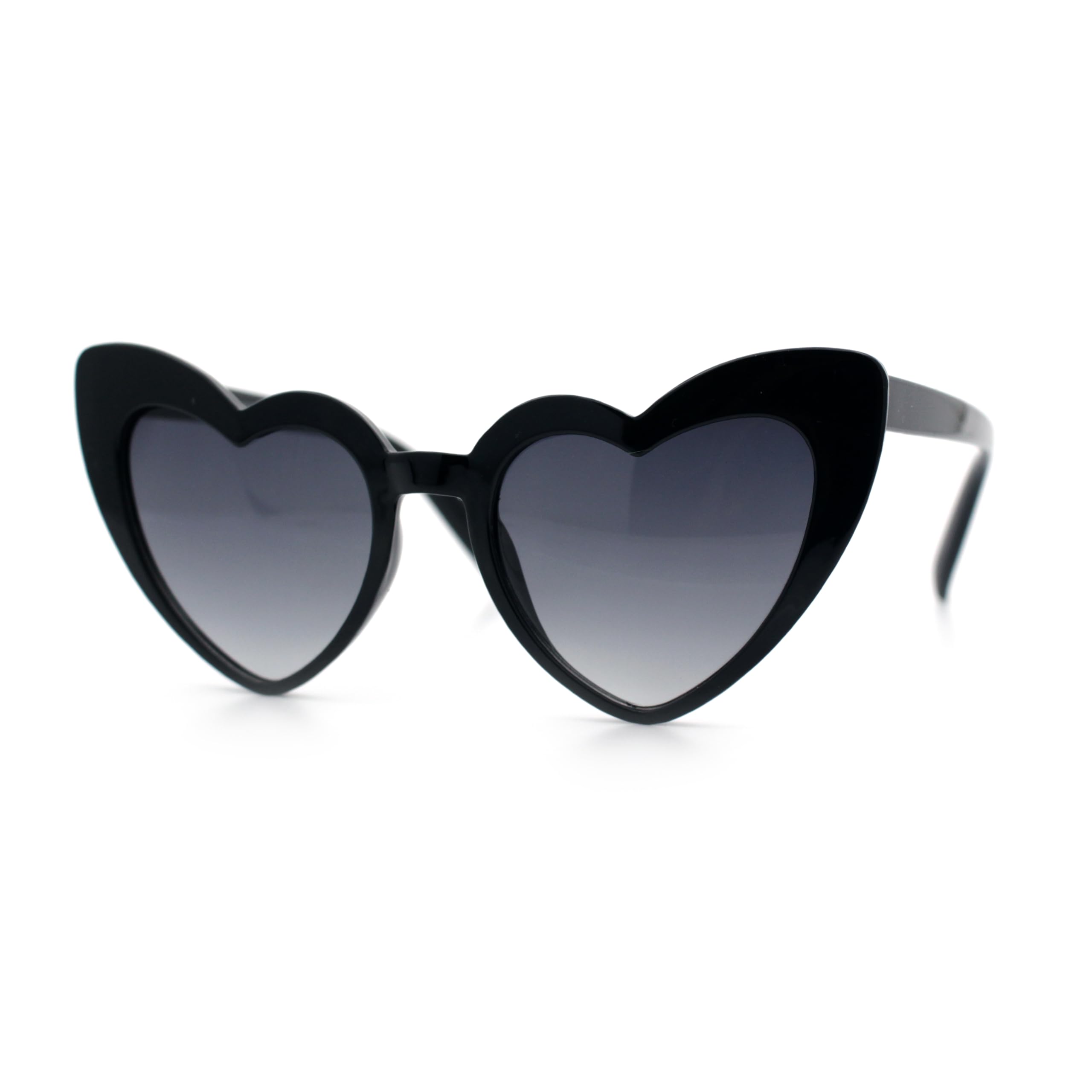 Kids Heart-Shaped Lolita Sunglasses for Girls - Valentine's Day Love Glasses - Perfect for Parties, Dress Up & Photoshoots