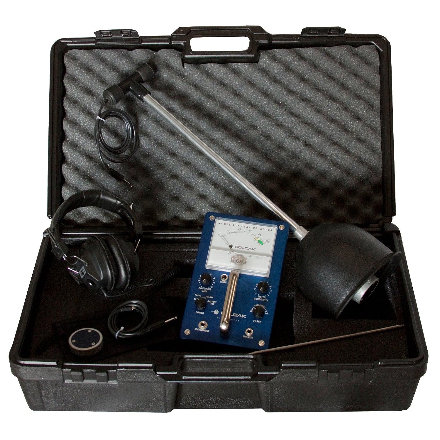 Goldak 777 B Professional Electronic Leak Detector Kit - Includes M79 Disc Microphone, 12