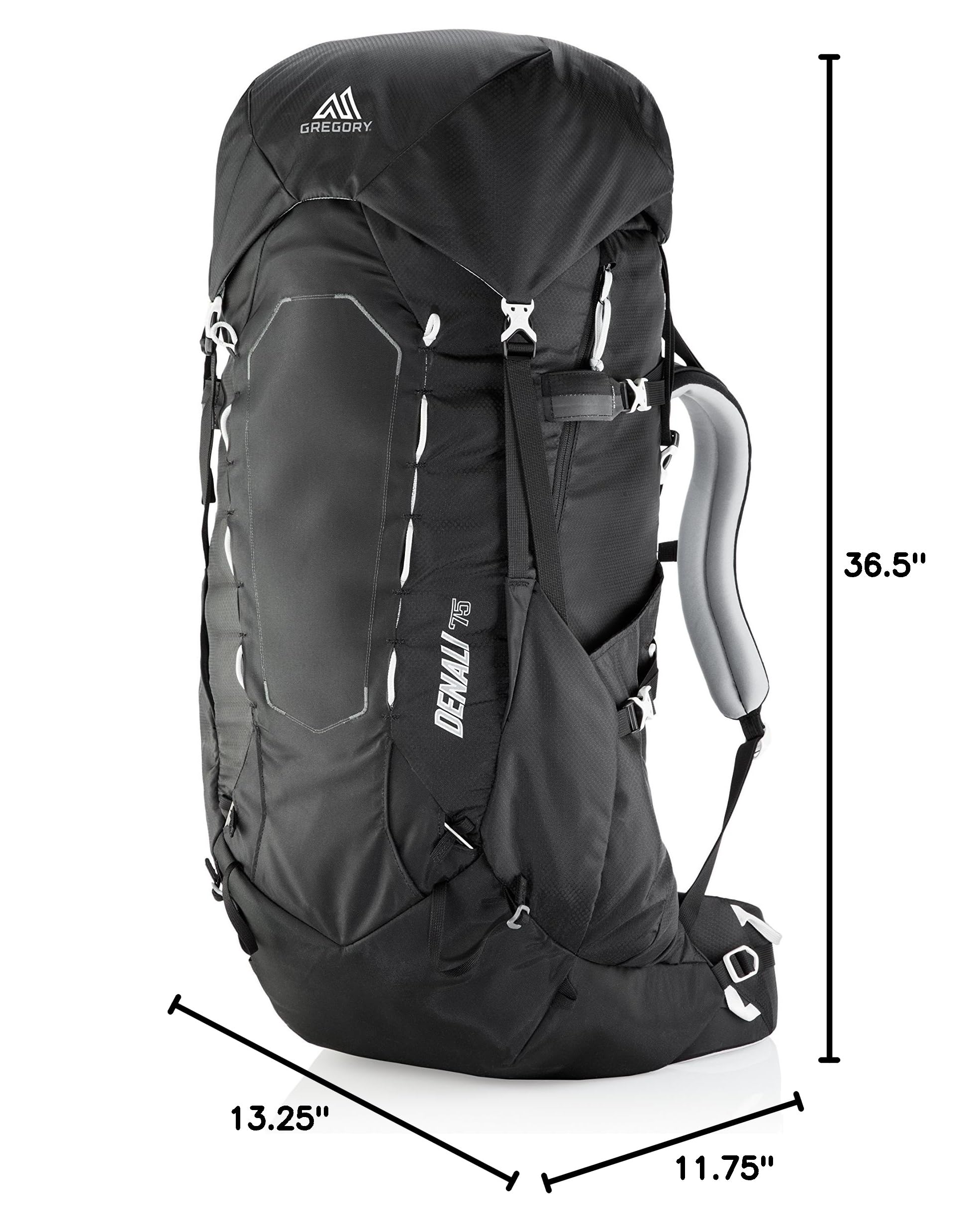 Gregory Denali 75L Backpack for Hiking & Mountaineering - Lightweight Water-Resistant Alpine Climbing Pack for Outdoor Adventures & Camping Gear