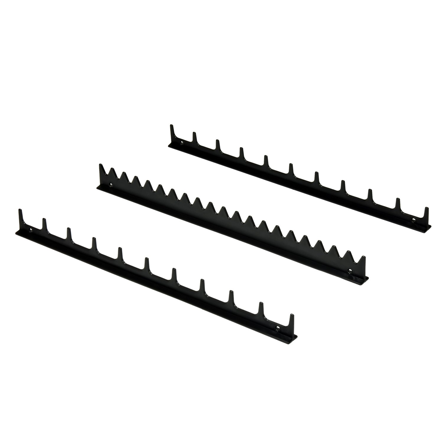 ERNST Screwdriver Rail Set - 20-Piece Magnetic Tool Organizer for Workshop & Garage - Black Storage Solution for Screwdrivers & Hand Tools