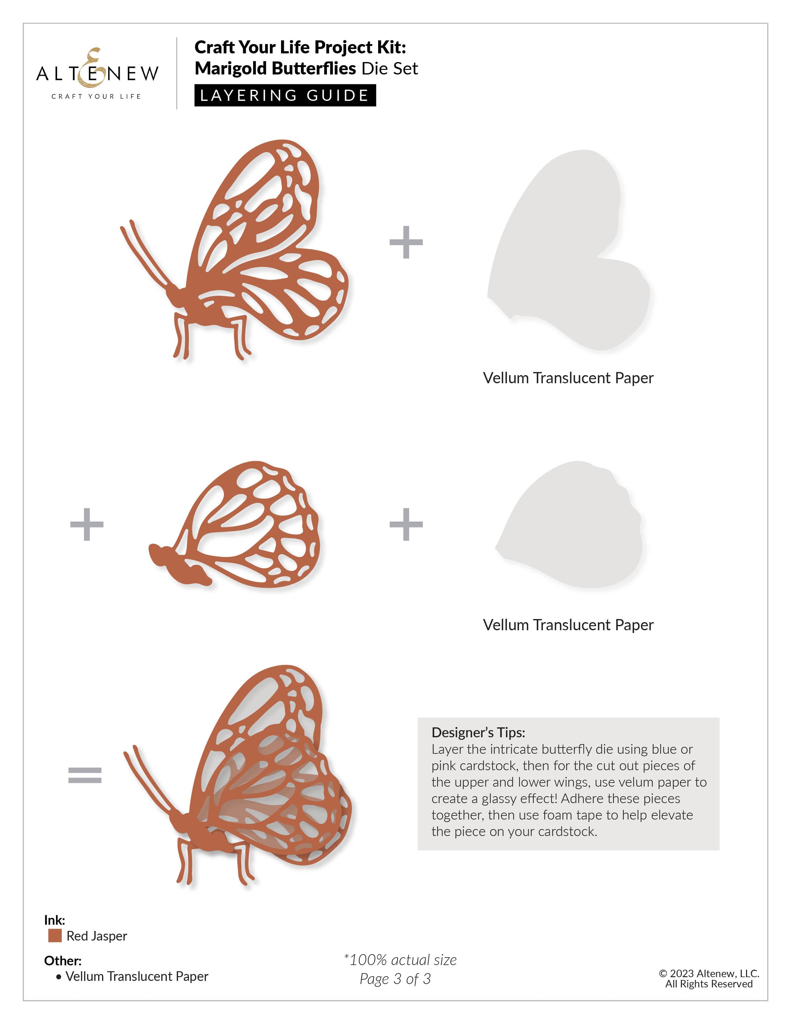DIY Marigold Butterflies Craft Kit - Creative Handmade Art Project for Adults & Kids - Perfect for Home Decor, Scrapbooking, and Gift Making