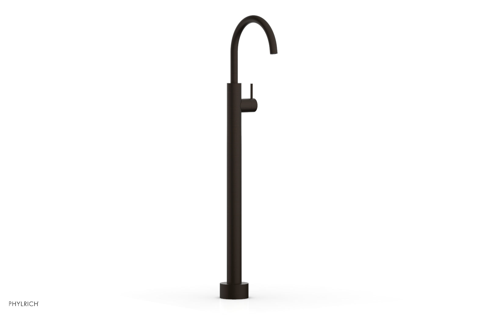 BASIC II Tall Floor Mount Tub Filler with Lever Handle - Model 230 45 02 - Perfect for Modern Bathroom Renovations and Spa-Like Bathtub Installations