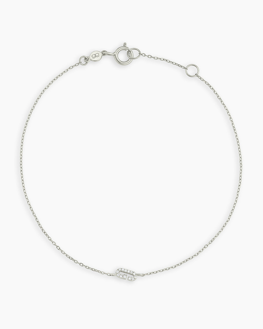 Diamond Pavé Alphabet Bracelet - Personalized Initial Letter Bracelet for Women, Sterling Silver or Gold Plated, Elegant Gift for Birthday, Anniversary, Valentine's Day | Perfect for Everyday Wear & Special Occasions