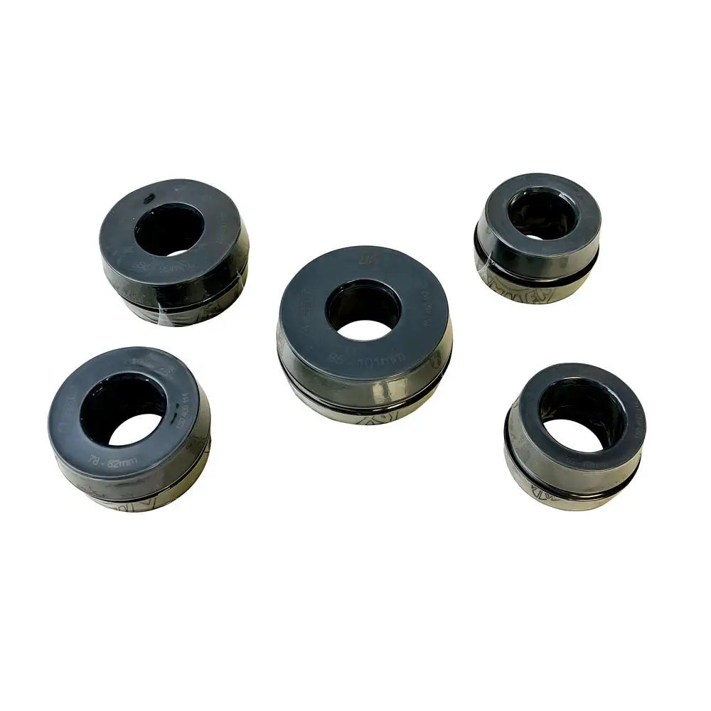 40mm Double Side Low Taper Collets Set - 5 Piece CNC Lathe Tool Holder Kit (2.07-3.56mm) for Precision Machining & Metalworking
