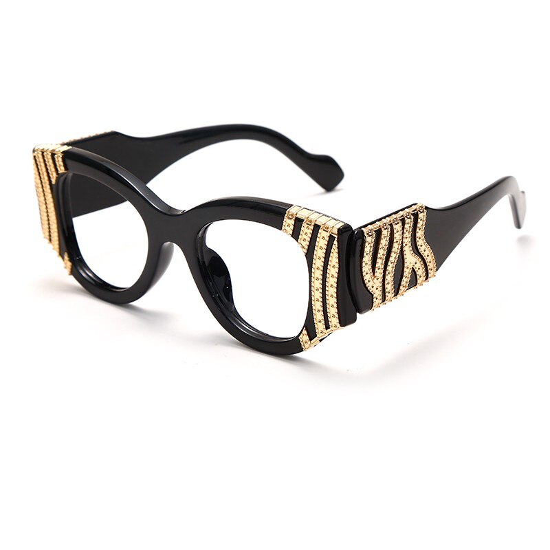 Stylish Cat Eye Glasses for Women - Anti Blue Light Computer Eyewear, Myopia & Prescription Frames - Perfect for Office Work & Screen Time