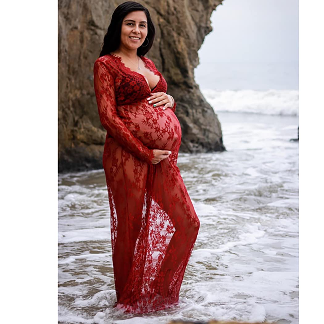 COSYOU Maternity Photoshoot Dress - Elegant Baby Shower & Pregnancy Party Gown for Special Occasions, Beach Maternity Wear - Perfect for Maternity Photos, Baby Showers, Beach Vacations & Pregnancy Celebrations