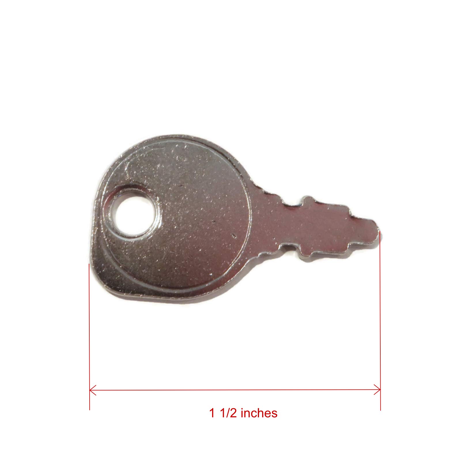 (2-Pack) Replacement Ignition Switch Keys for Laser 97521 & Oregon 42-008/42008 - Perfect for Lawn Mowers, Tractors & Outdoor Power Equipment
