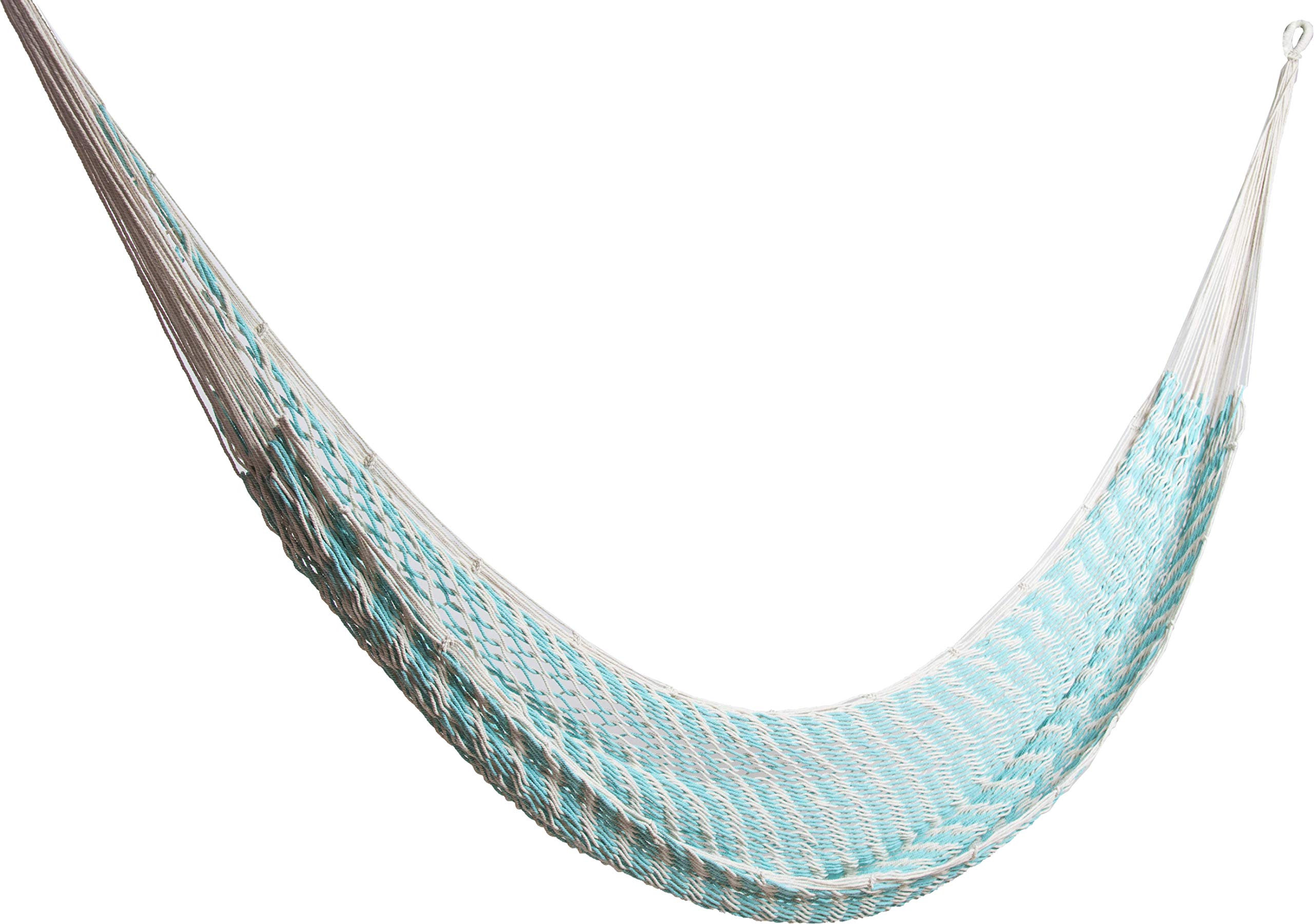 Premium Cotton Double Hammock - Portable Lightweight Camping Hammock with Tree Straps for Outdoor Relaxation | Perfect for Backyard, Beach, Travel & Patio Lounging | Supports 2 Adults (500lbs) | Includes Mosquito Net & Carry Bag