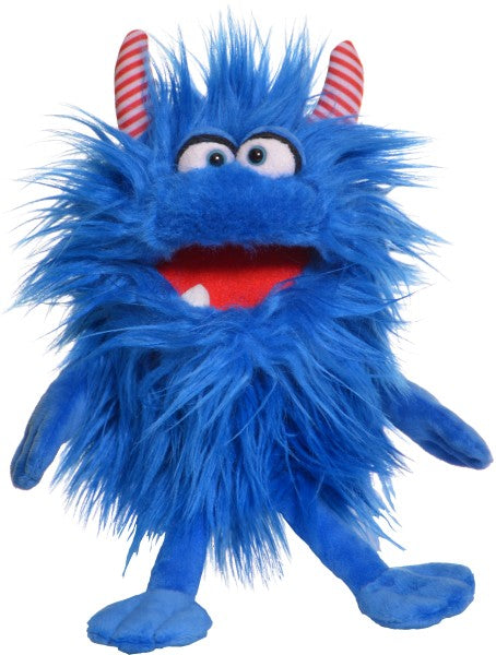 Curto Blue Monster 35cm Hand Puppet - Soft Plush Puppet for Kids, Interactive Storytelling Toy (Code 214) | Perfect for Classroom Activities, Birthday Parties & Imaginative Play