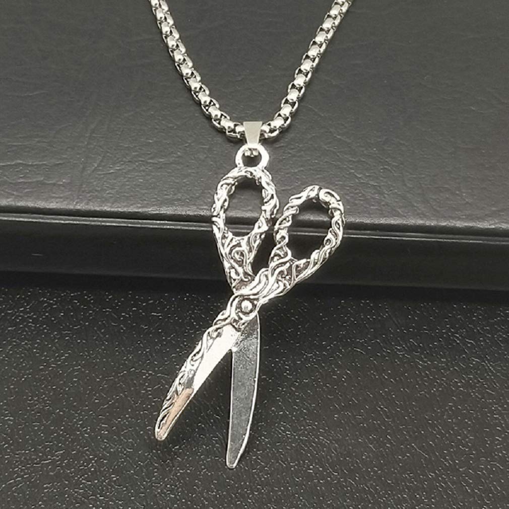 Men's Scissors Pendant Necklace - 27.6