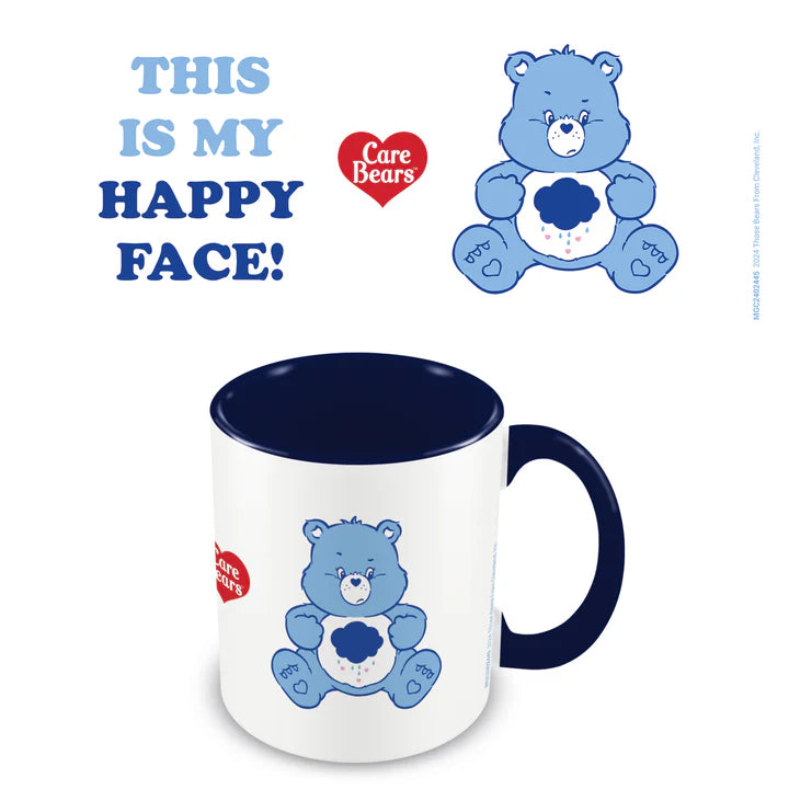 Care Bears Grumpy Bear Colorful Inner Mug - Perfect for Kids' Tea Parties, Hot Chocolate, and Cozy Mornings