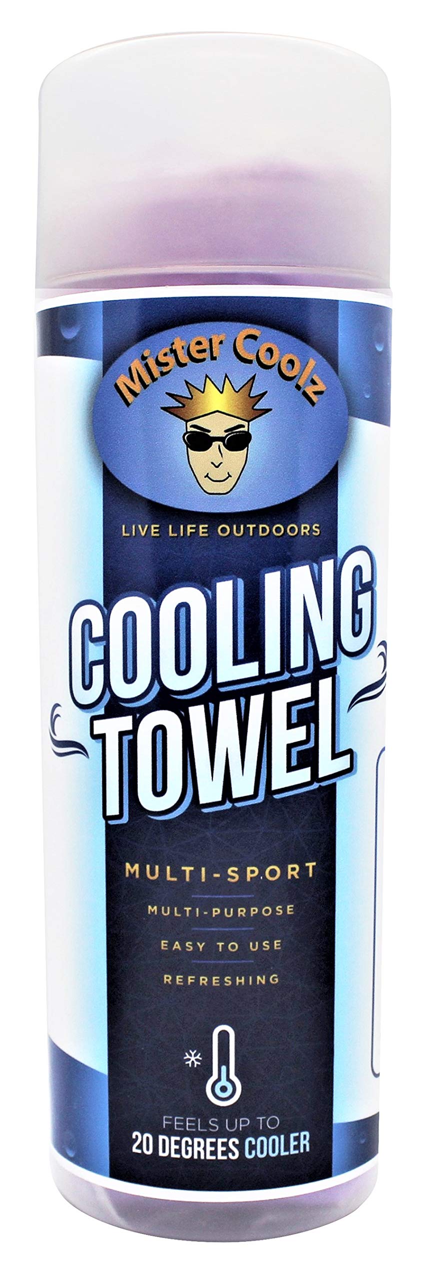 Instant Cooling Towel for Outdoor Activities, Sports, Workouts & Travel - Reusable Chilling Neck Wrap for Heat Relief, Camping, Humidity & Headaches - Perfect for Summer, Gym & Emergency First Aid