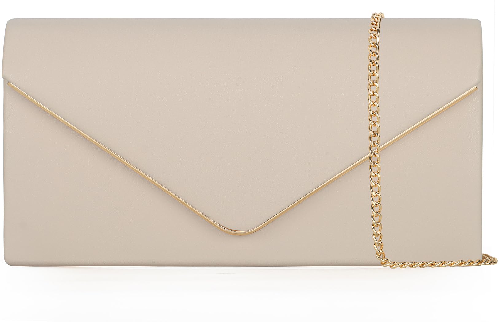 Vegan Leather Envelope Clutch Bag for Women - Elegant Foldover Evening Purse | Perfect for Parties, Weddings & Formal Events