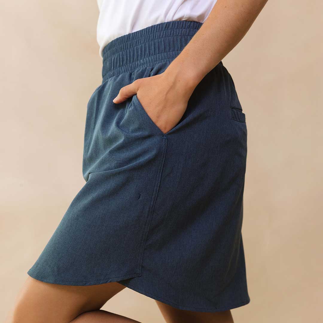 Stylish Dark Chambray Club Skirt for Women - Perfect for Night Out, Party & Casual Wear