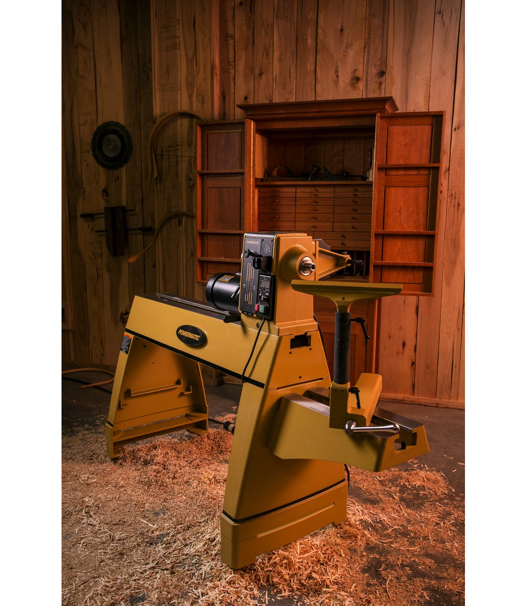3520C Heavy-Duty Wood Lathe 2HP 1PH 220V for Woodturning, Furniture Making & DIY Projects