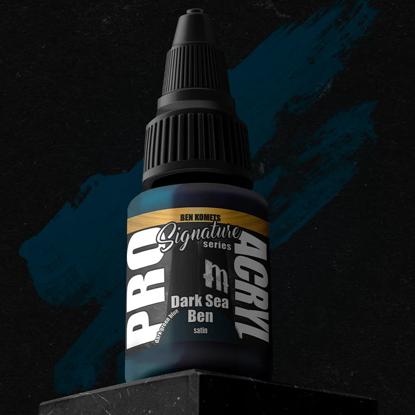 Pro Acryl Ben Komets Dark Sea Ben - Premium Acrylic Paint Set for Miniature Painting & Model Kits - Perfect for Artists, Hobbyists & DIY Craft Projects