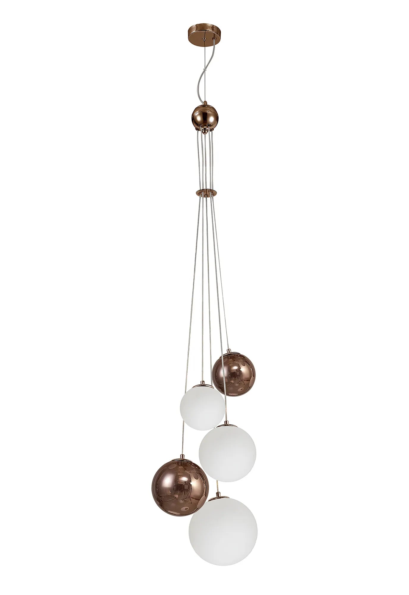 Modern Austin 5-Light Cluster Pendant with G9 Base - Elegant Ceiling Lighting for Dining Room, Kitchen Island, or Entryway