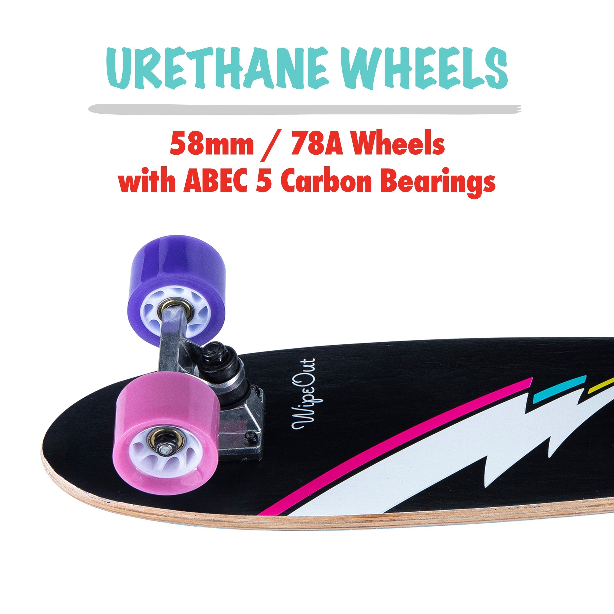 Wipeout™ Dry Erase Skateboards - Whiteboard Skateboard for Kids & Adults - Reusable Drawing & Learning Toy - Perfect for Classrooms, Offices & Creative Play