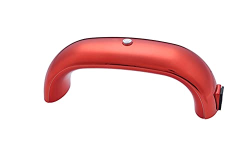 9W UV LED Nail Lamp - Mini Portable Nail Dryer for Gel Polish Curing with 365+405nm Dual Wavelength, USB Powered Rainbow Light for Professional Nail Art Manicure - Perfect for Home & Salon Use (Red)