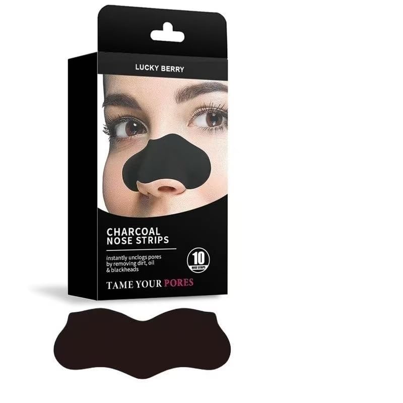 Blackhead Removal Nose Strips (10 Pack) - Deep Cleansing Pore Strips for Acne & Blackheads - Unisex Facial Care for All Skin Types | Perfect for Daily Skincare Routine & Spa Treatments