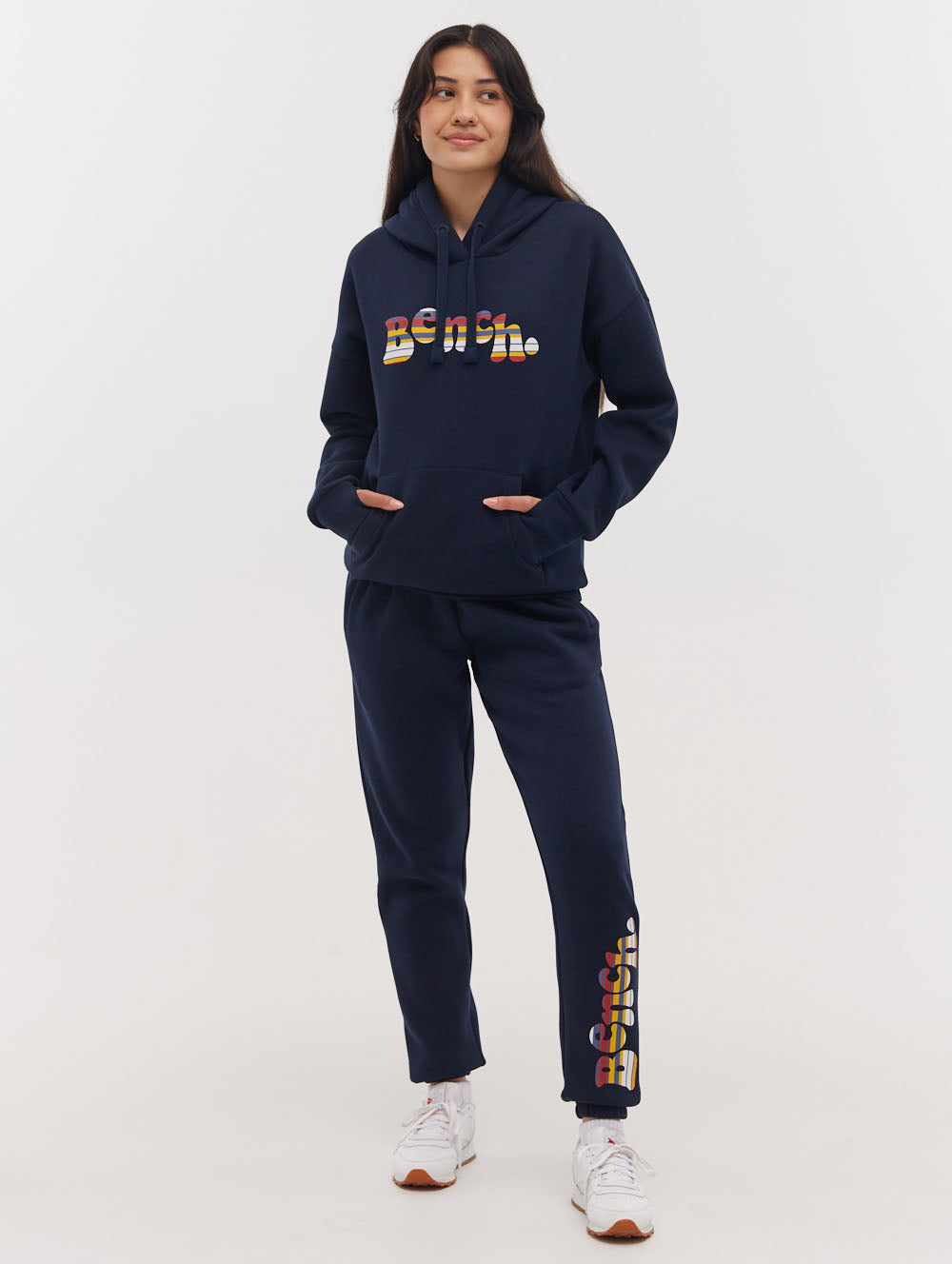 Farrih Retro Logo Hoodie for Men & Women | Vintage Style Pullover Sweatshirt | Cozy Casual Wear for Street Fashion & Winter Outfits