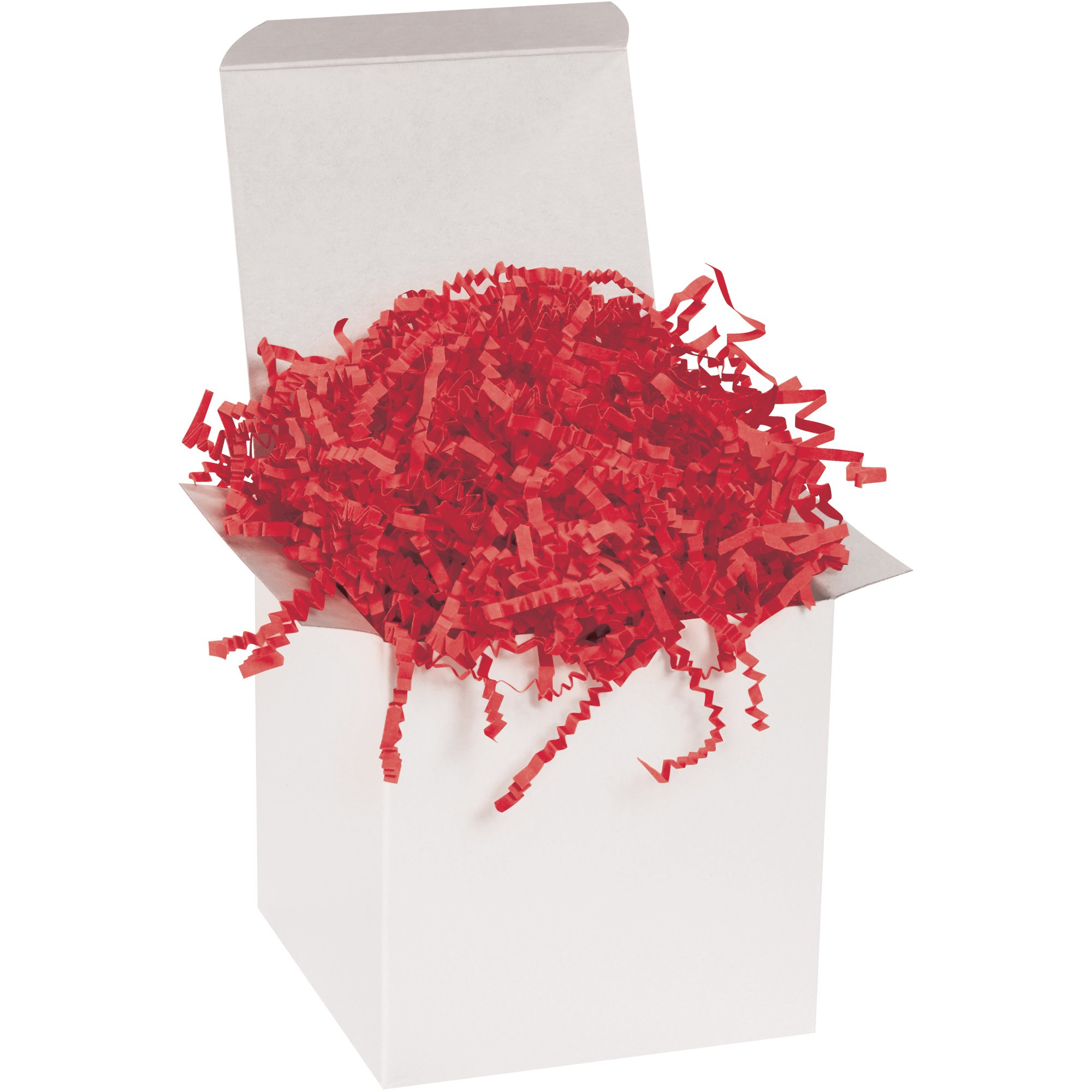 10 lb. Red Crinkle Paper Shreds - Premium Packing Material for Shipping Boxes, Gift Baskets & Moving Supplies | Eco-Friendly Filler for Holidays, Crafts, Wrapping & Home Decor | USA-Made Protective Packaging Solution