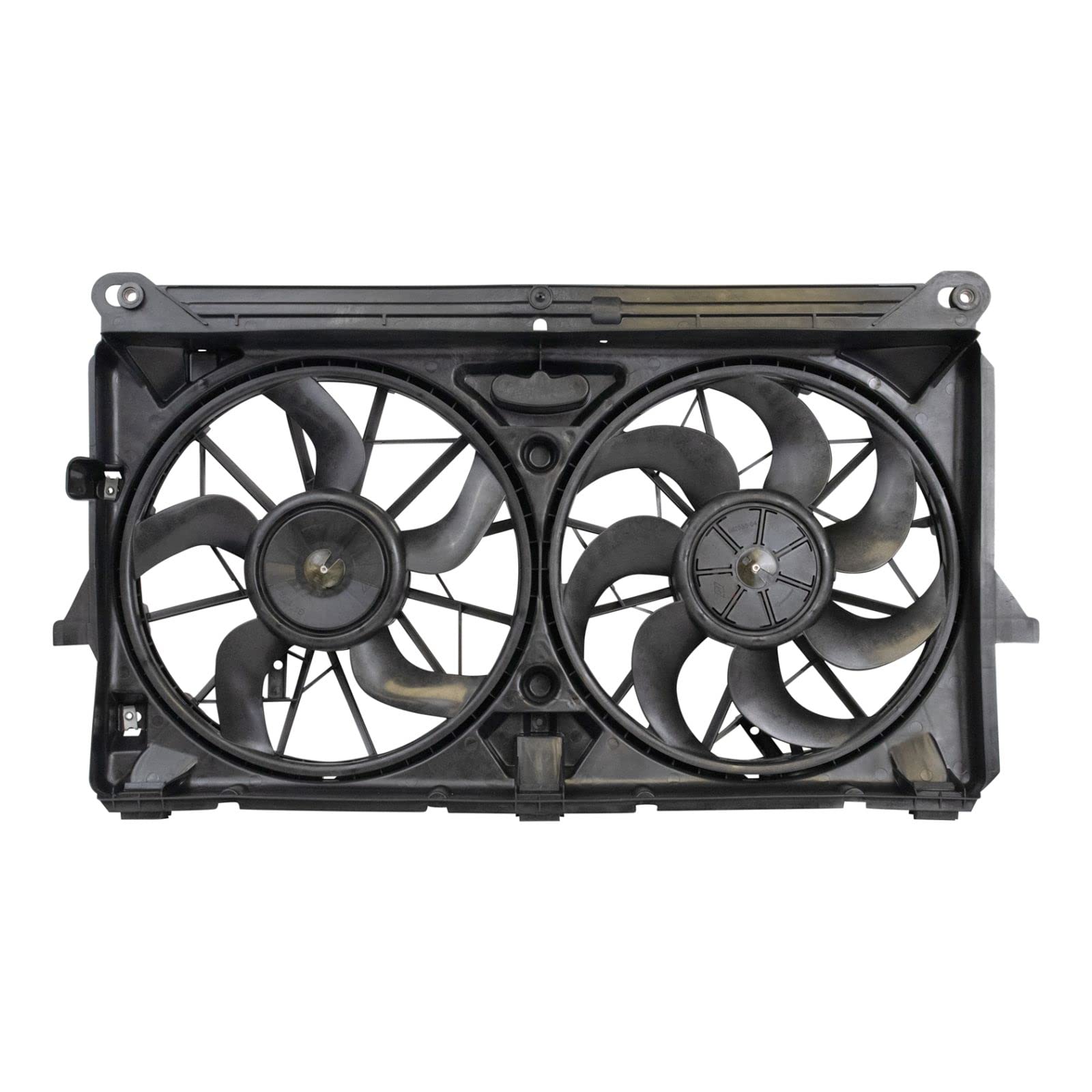2007-2008 Chevrolet Avalanche Tahoe & GMC Sierra 1500 Radiator Dual Cooling Fan Assembly Replacement - GM3115211 - Perfect for Engine Overheating Prevention & Off-Road Vehicle Cooling