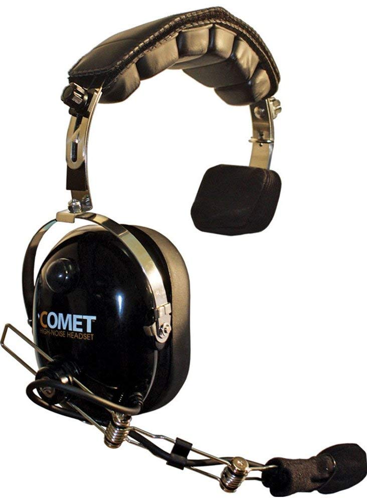 COMET Single Muff High Noise Reduction Safety Headset - Durable Hearing Protection for Athletics, Warehouse, Events & Construction - Impact Resistant Earshells - Perfect for Loud Work Environments and Outdoor Activities