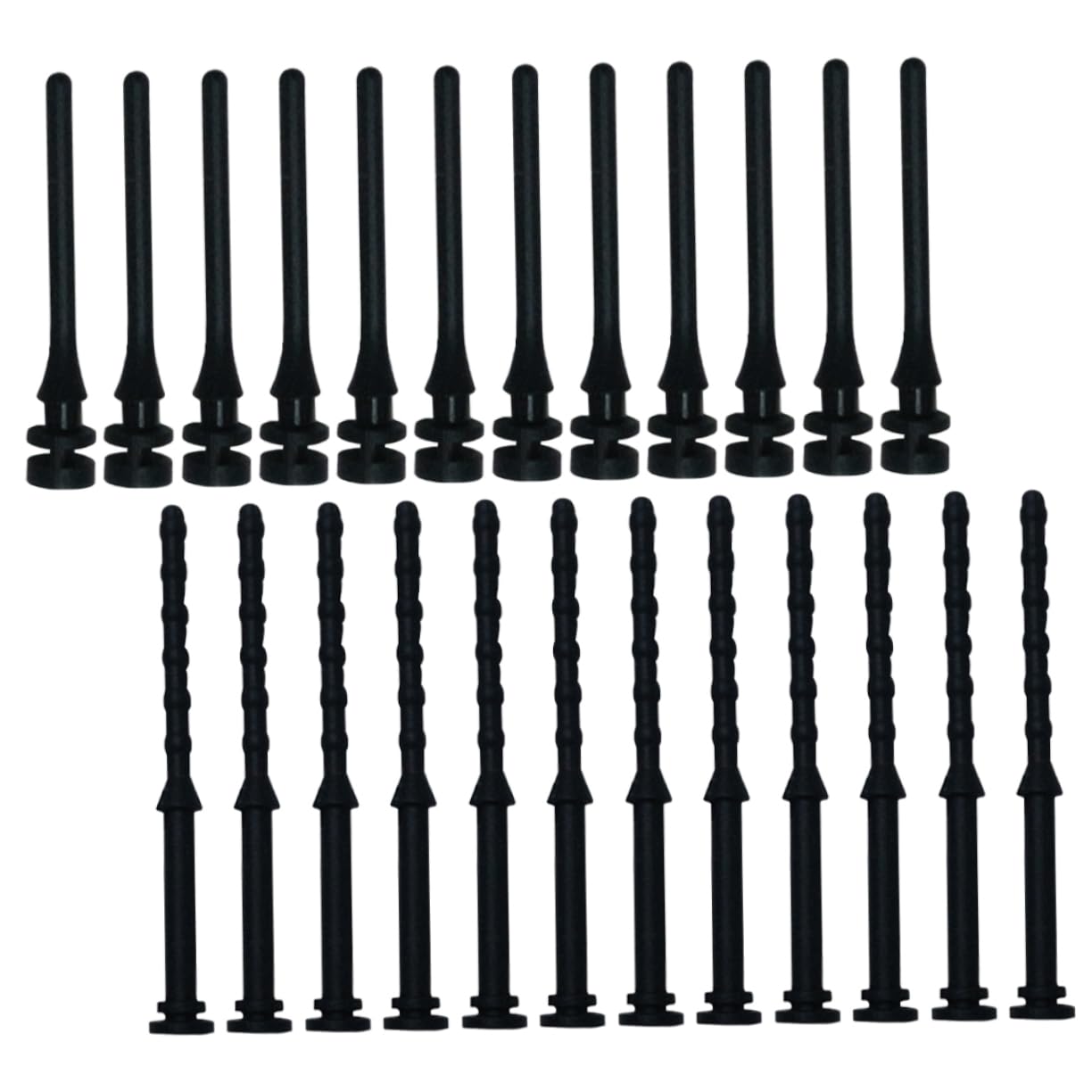 BELLIFFY 24-Pack Anti-Vibration PC Case Screws - Computer Fan Mounting Hardware Kit with Nuts for Quiet Cooling - Perfect for Gaming PCs, Workstations & Home Office Desktops