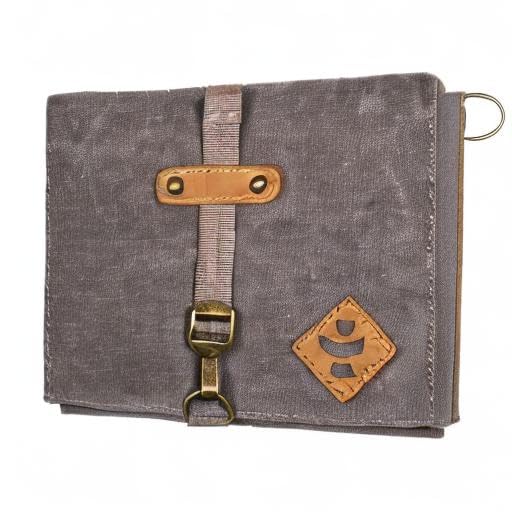 Premium Lockable Carrying Case All-in-One Kit with 2 Pockets, Removable Tray & Spice Grinder - Ash Gray | Perfect for Travel, Camping & Outdoor Cooking Accessories Storage