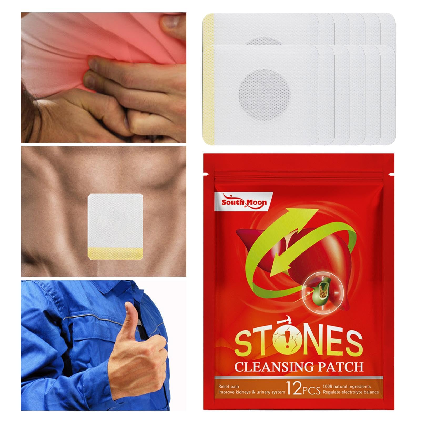 Holdes Body Belly Patch - 12pcs Detox & Relaxation Patches for Men & Women | Improve Sleep & Body Cleansing | Perfect for Nighttime Relaxation & Stress Relief