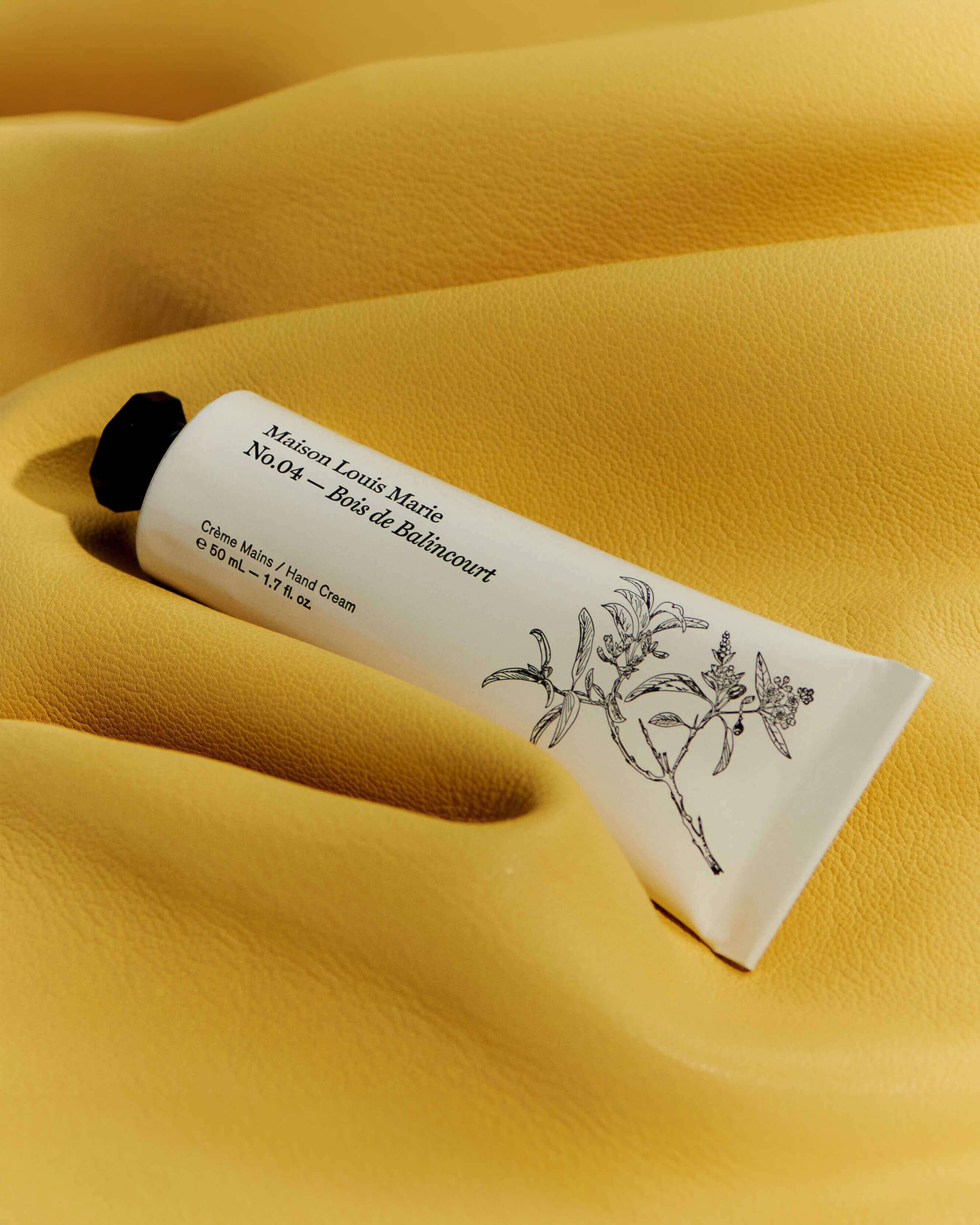 Maison Louis Marie No.04 Bois de Balincourt Perfumed Hand Cream - 2.5oz | Luxurious Moisturizing for Dry Skin | Perfect for Travel, Office & Gift Giving