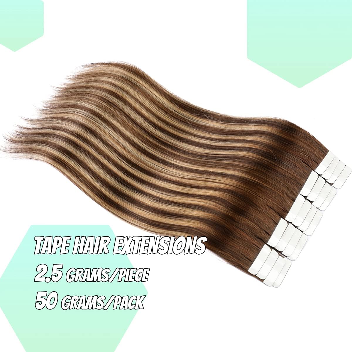 Seamless Skin Weft Tape for Human Hair Extensions - Invisible Hair Integration for Natural Look | Perfect for Daily Wear, Special Occasions & Styling