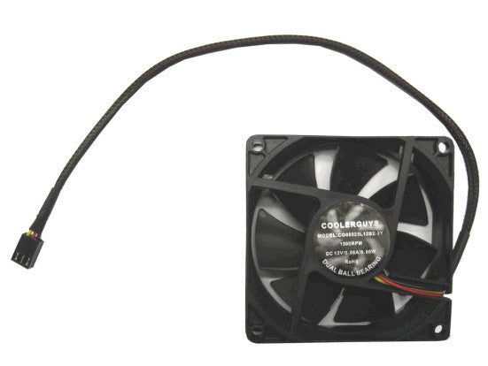 Coolerguys 2U Server Rackmount Cooling System with Dual 80mm Fans & Pre-Set Thermal Controller - Ideal for Data Centers, Server Rooms, and Network Closets