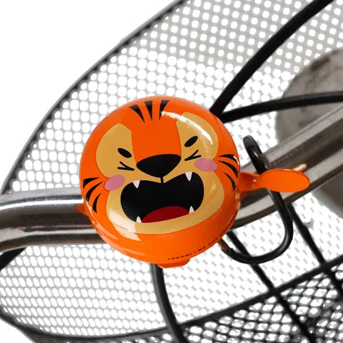 Premium Bike Bell with Tiger Design - Loud & Durable Bicycle Accessory for Safety - Perfect for Kids, Commuters & Mountain Bikes