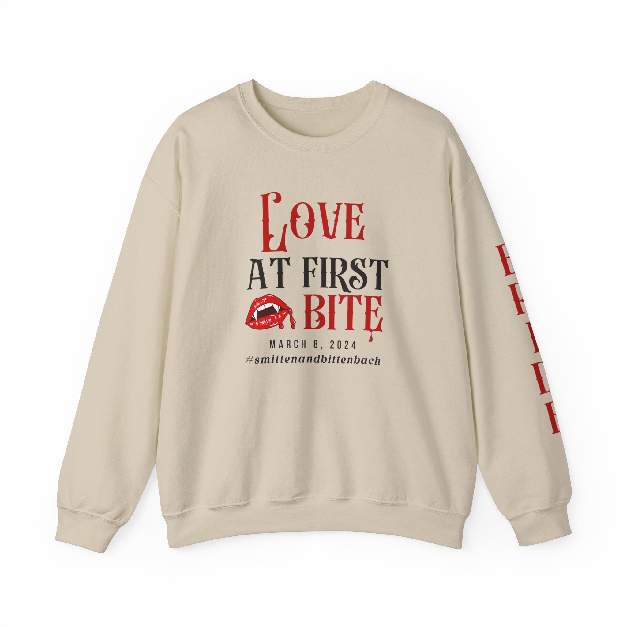Custom Vampire Bride Sweatshirt - Gothic Halloween Costume & Casual Wear for Women - Perfect for Halloween Parties, Cosplay, and Everyday Fashion