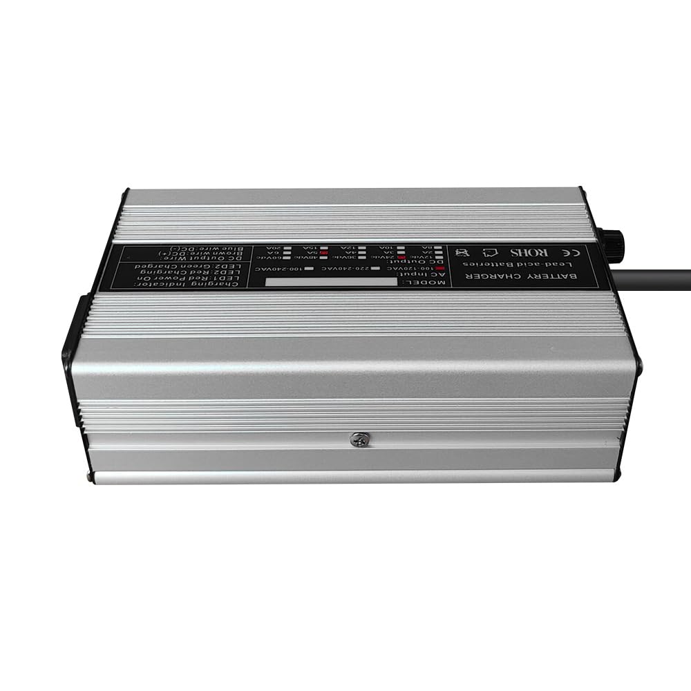 Abakoo 24V 5A XLR Battery Charger for 200T/500T/301 PC/314/318 PC/320 PC/326/326A/710 PC - Fast Charging Power Supply for Professional Tools & Equipment - Perfect for Construction Sites, Workshops, and Industrial Use