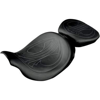 Danny Gray Airhawk Bigseat Backrest Solo Seat for Harley Davidson Motorcycles - Comfortable Cruiser Seat for Long Rides (Model 21-418DAIR) | Perfect for Touring, Road Trips & Daily Commuting