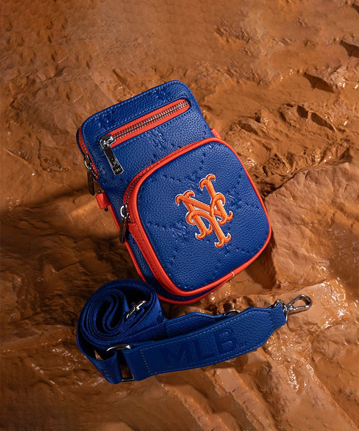 MLB New York Mets Mini Crossbody Bag for Women - Stylish Baseball Fan Purse for Game Day, Travel & Everyday Use