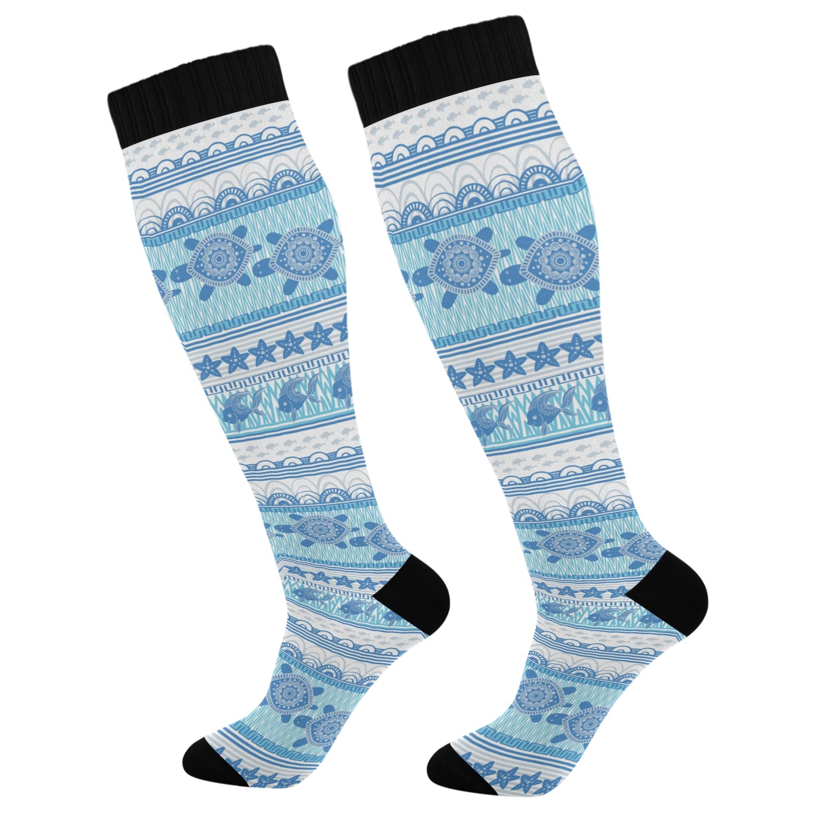 Best Compression Socks for Women & Men - Medical Grade Support for Running, Cycling, Nursing & Travel - Improve Blood Circulation & Reduce Swelling (Perfect for Athletes, Nurses & Frequent Flyers)