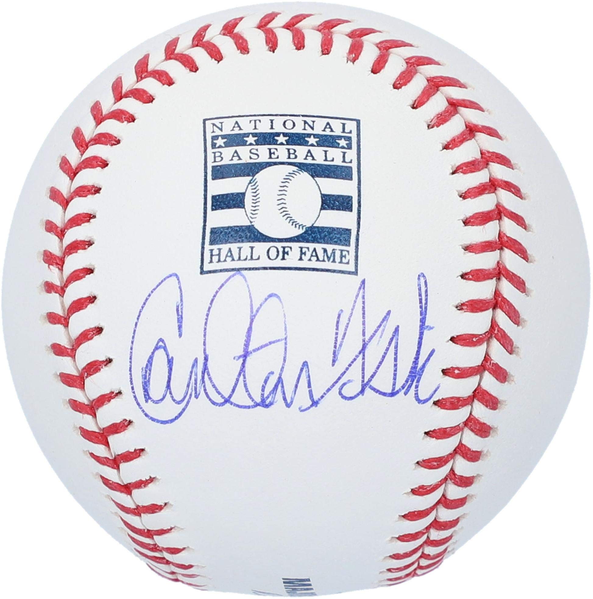 Carlton Fisk Boston Red Sox Autographed Baseball with Hall of Fame Logo - Certified MLB Memorabilia for Collectors & Fans - Perfect for Sports Memorabilia Displays & Gift Giving