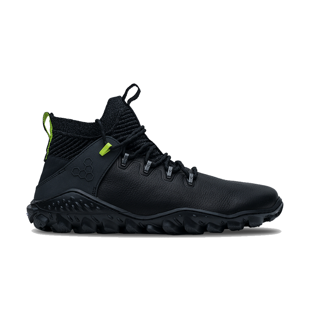 Vivobarefoot Magna Forest ESC Women's Barefoot Shoes - Obsidian/Lime - Lightweight & Flexible for Hiking, Trail Running & Outdoor Adventures