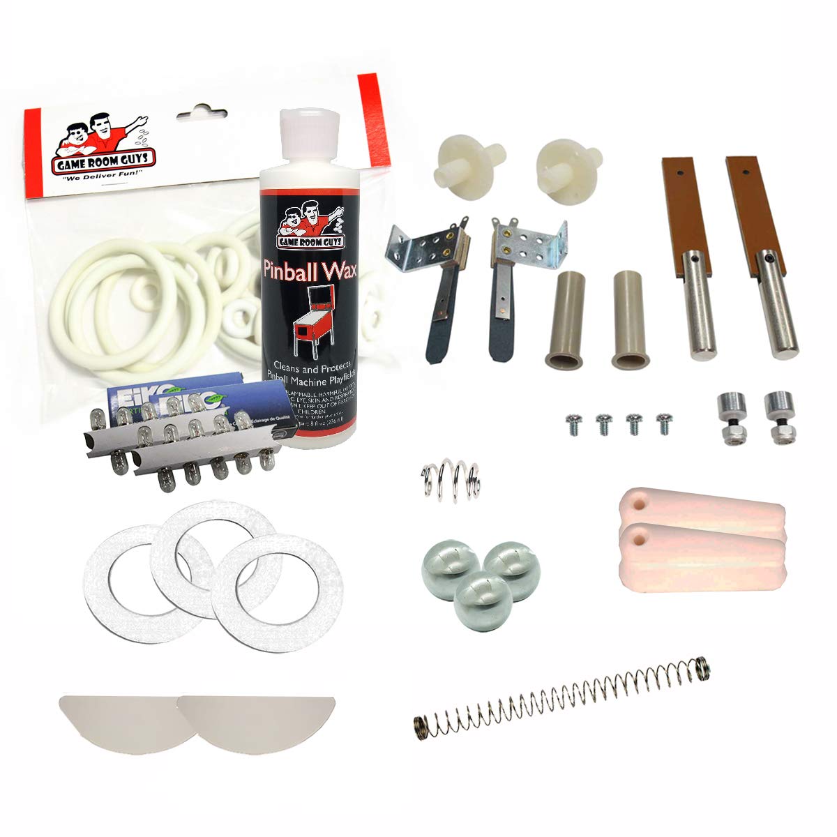 1970 Gottlieb Mini Cycle Pinball Machine White Premium Maintenance Kit - Essential Parts & Tools for Pinball Repair & Restoration | Perfect for Arcade Enthusiasts & Collectors