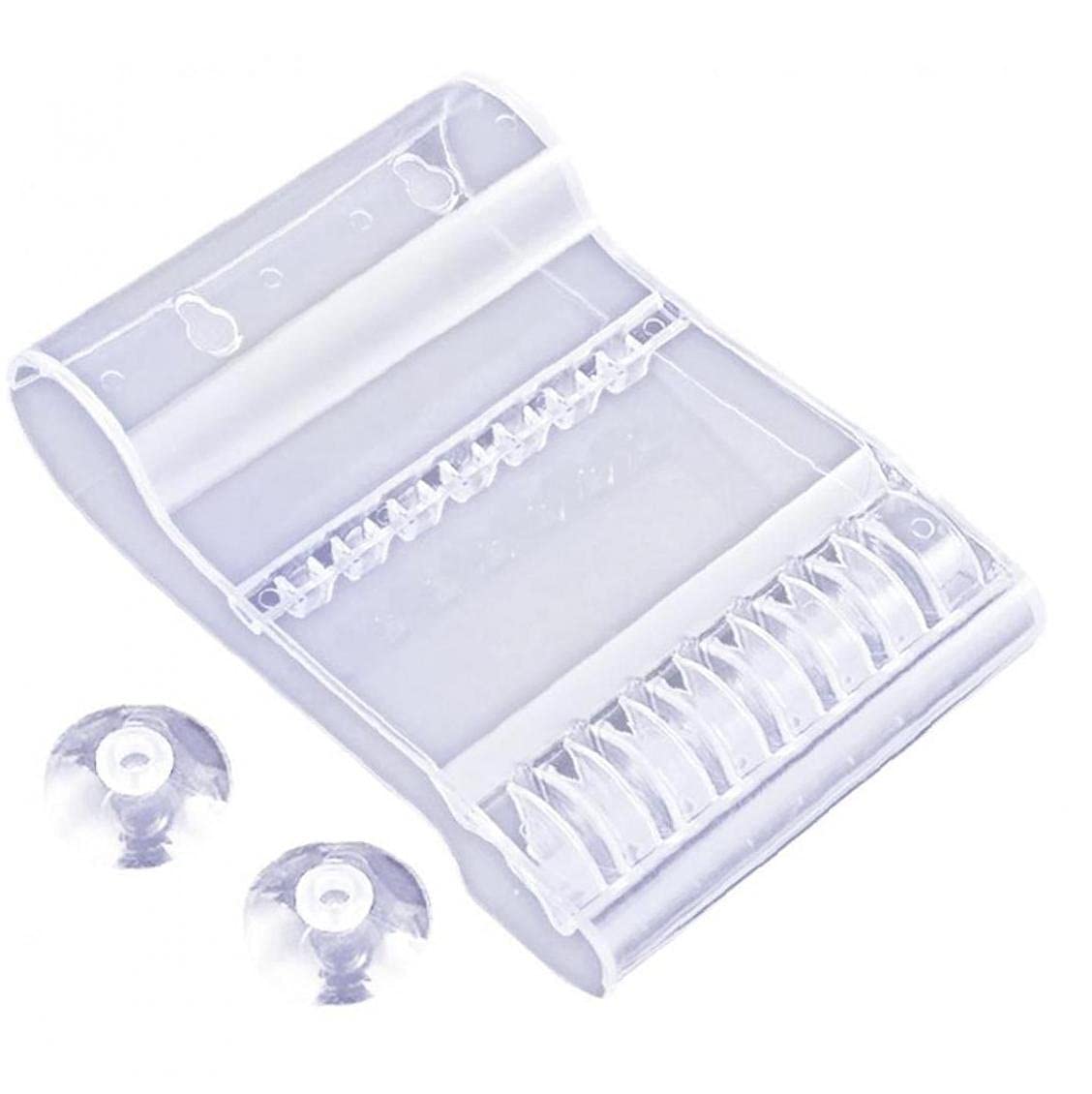 Professional Salon Hair Scissor Holder - Large Capacity Plastic Hair Clips Storage Box with Transparent Design - Perfect for Salon, Barber Shop & Home Hairdressing Tool Organization