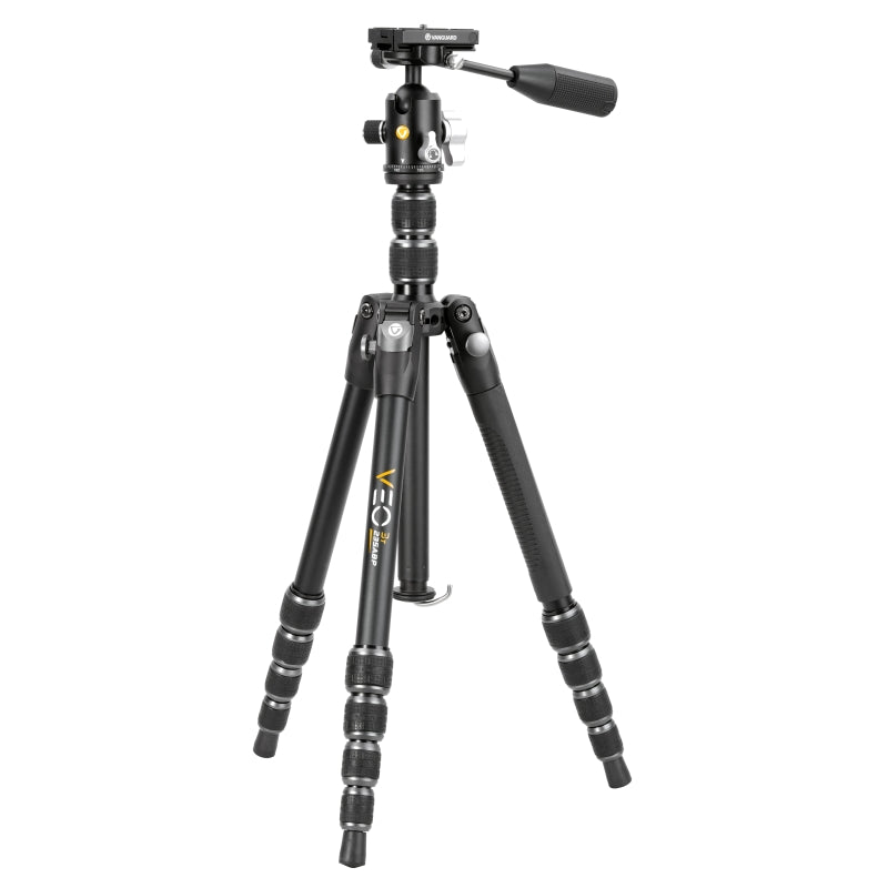 VEO 3T 235ABP Lightweight Aluminum Travel Tripod for DSLR Cameras - Compact & Portable for Hiking, Photography & Outdoor Adventures