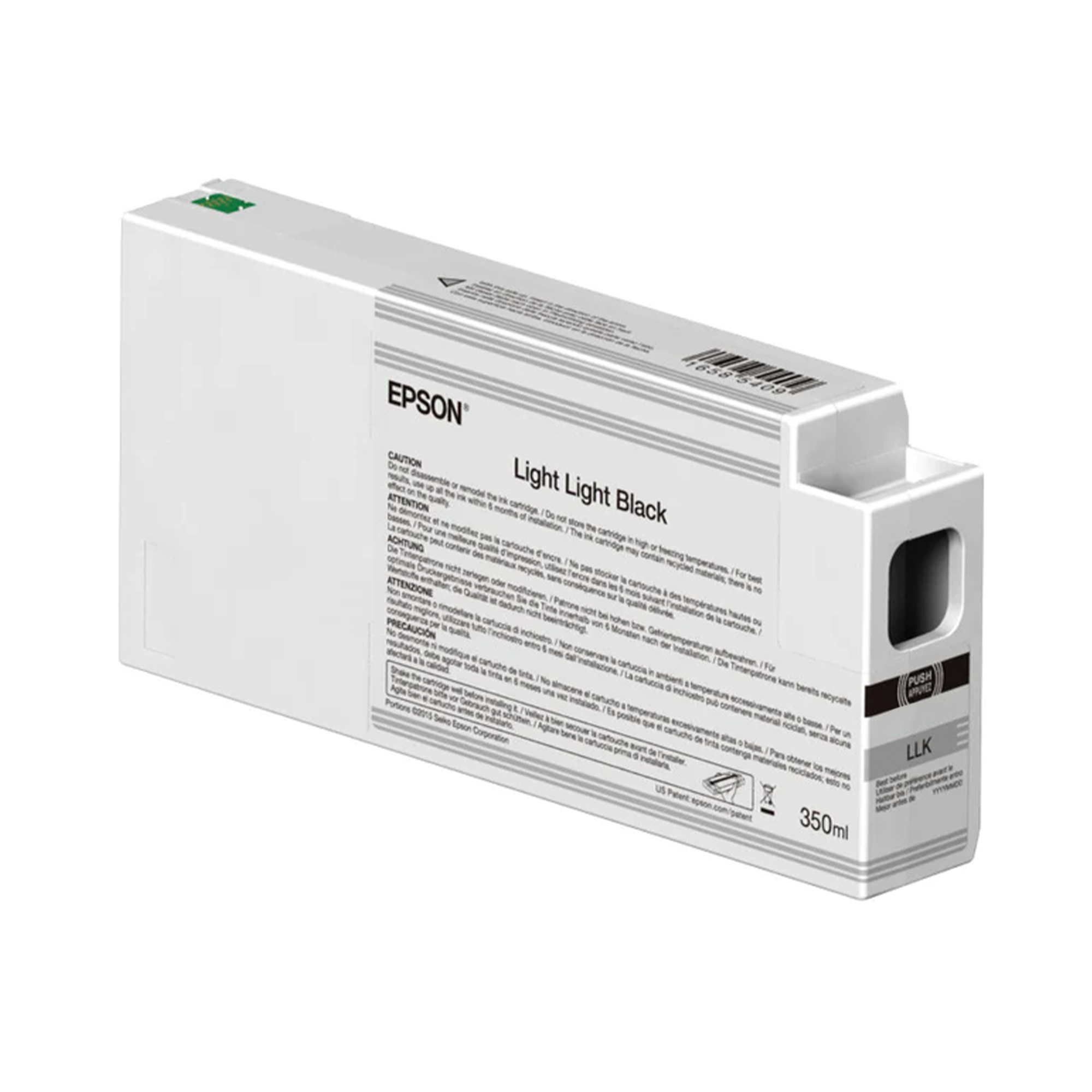Epson T54X900 UltraChrome HD Light Black Ink Cartridge 350mL - Compatible with SureColor P Series Printers | High-Quality Photo & Graphic Printing for Professional Studios & Fine Art Reproduction