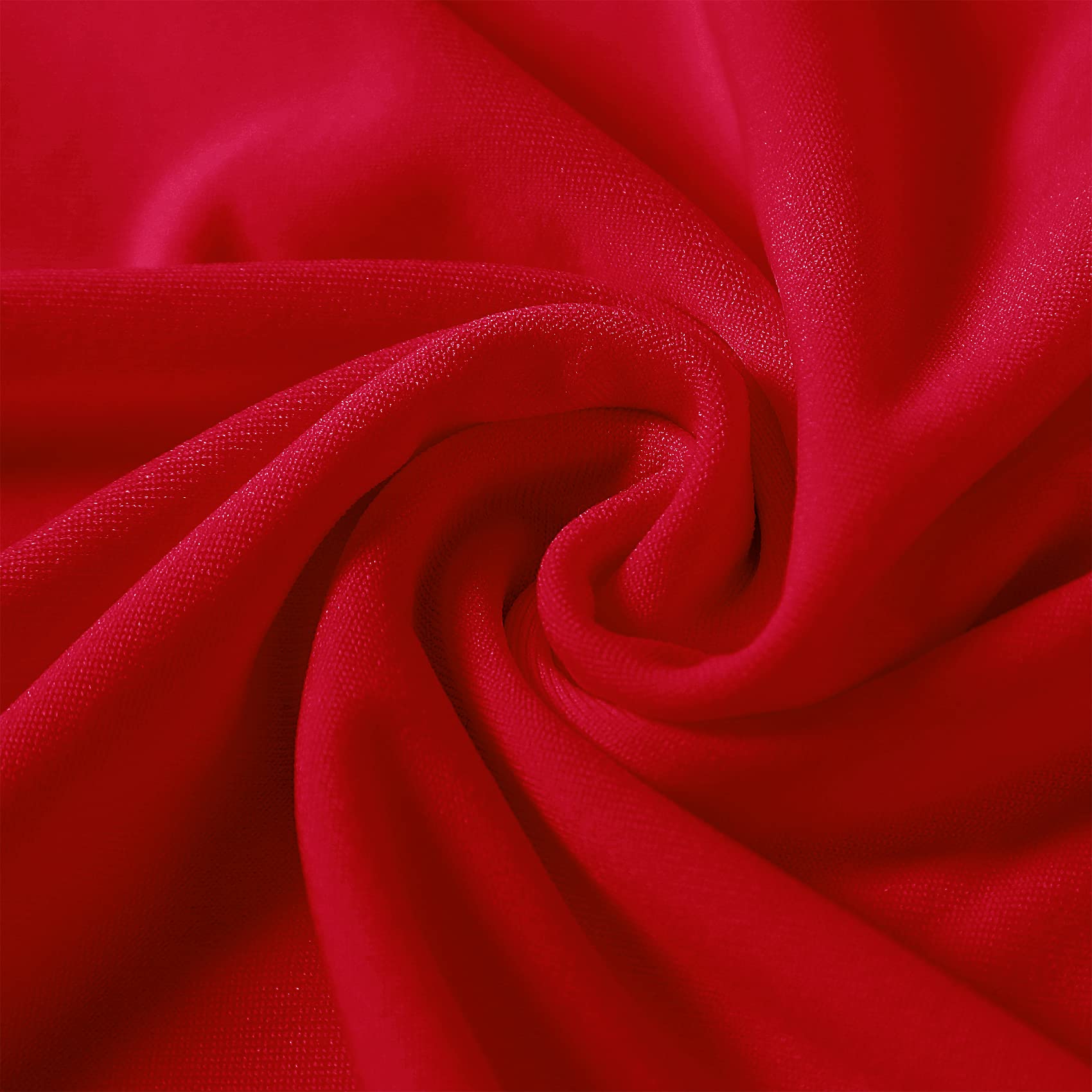 100PCS Stretch Spandex Chair Covers - Washable Removable Elastic Chair Protectors for Living Room, Party, Banquet, Wedding & Hotel Events (Red) - Perfect for Home Decor, Event Styling & Furniture Protection