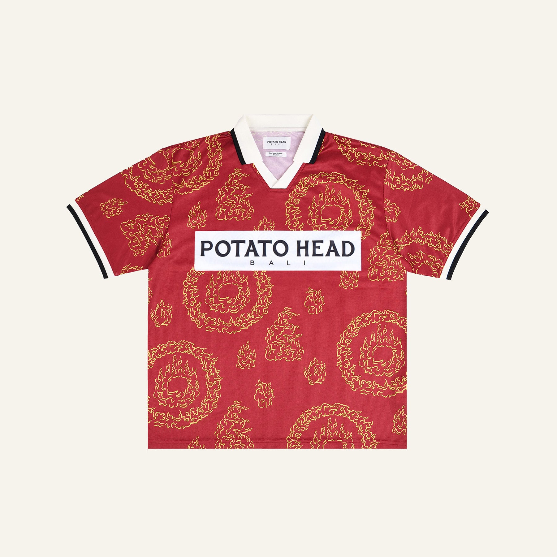 Authentic Fire Football Jersey - PH001 TS002 | Perfect for Games, Training & Fan Support | High-Quality Replica for Soccer Enthusiasts